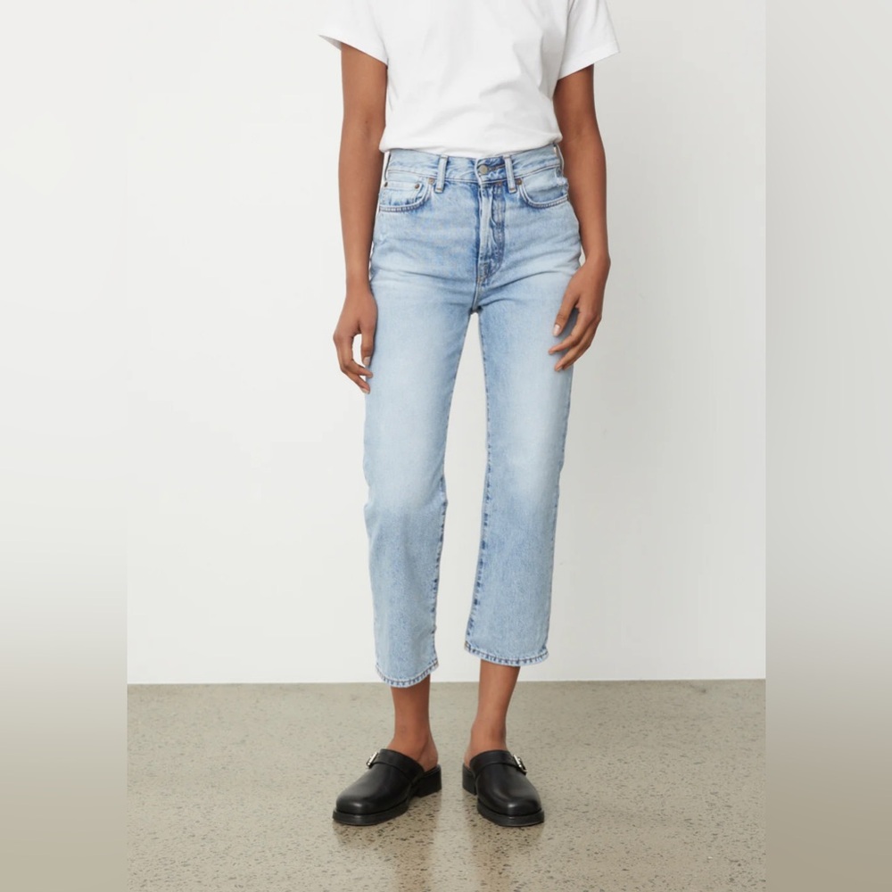 Acne Studios Bla Konst Mece Light Blue Trash Straight Leg Denim